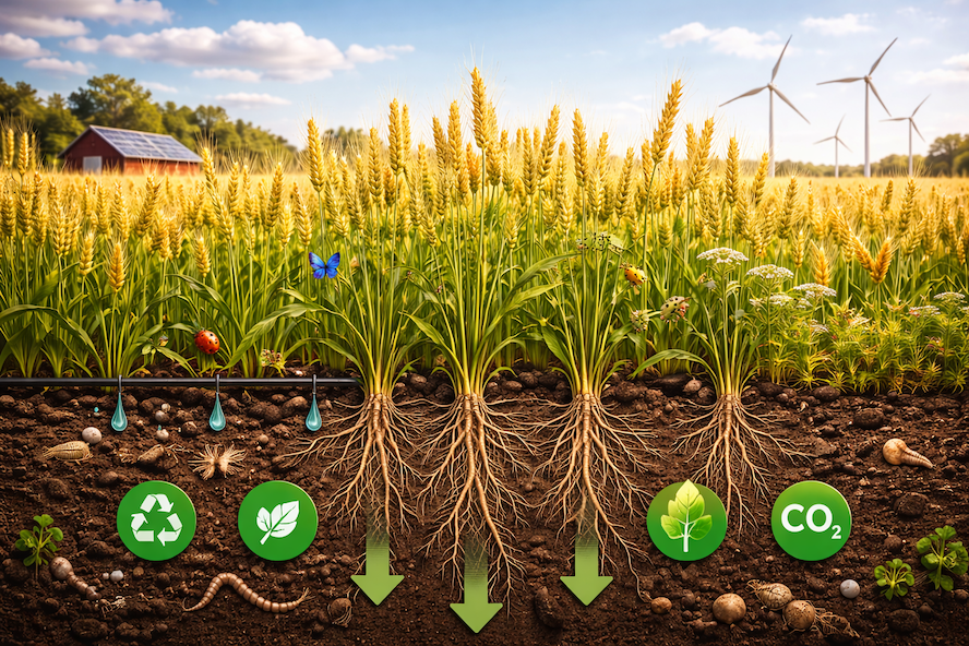Perenna spannmål – en ny väg för hållbart jordbruk