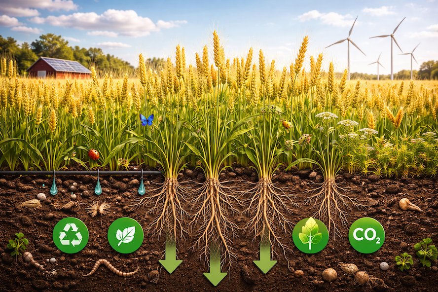 Perenna spannmål – en ny väg för hållbart jordbruk